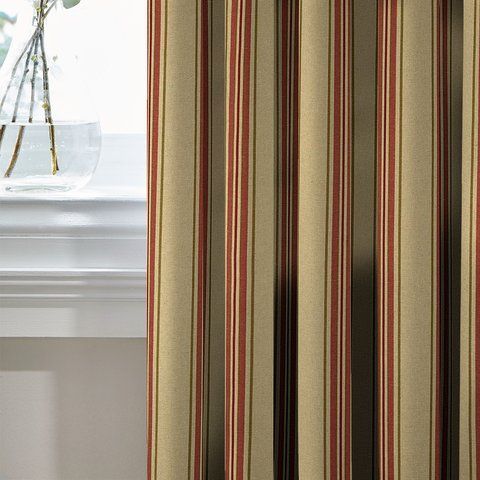 Шторы Испания MacroHorizon Патрик Полоса Терракот