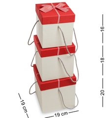 Подарункова упаковка WG-32 Набір коробок з 3шт - Варіант A (AE-301 085)