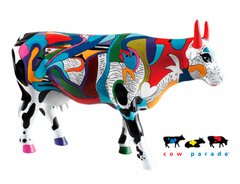 Колекційна статуетка корова Ziv&apos;s Udderly Cool Cow, Size L, 30*9*20 см