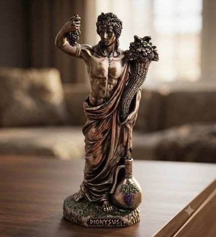 WS-1221 Статуетка "Діоніс - бог виноробства та веселощів", 15,5 см