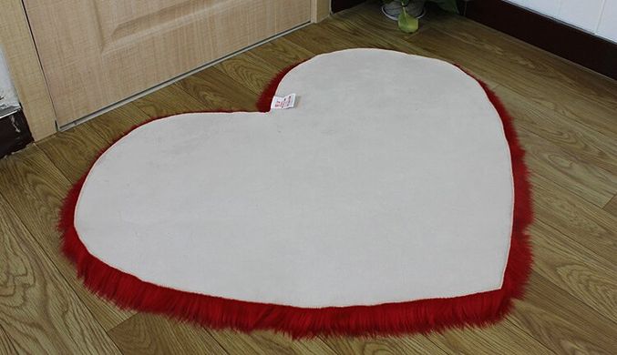 Коврик Сердце Пушистый MacroHorizon Красный 40*50 см (MG-RUG-2005122)
