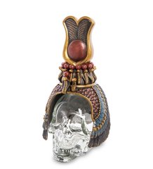 WS-1030 Флакон "Єгипетський головний убір на скляному черепі"