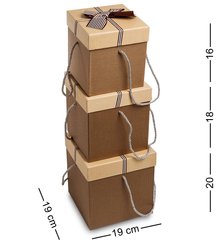 Подарункова упаковка WG-21 Набір коробок з 3шт - Варіант A (AE-301 074)