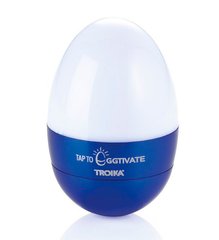 Светильник-ночник Troika Eggtivate, с датчиком вибрации, синий