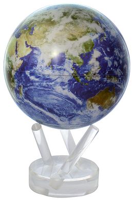 Гиро-глобус Solar Globe "Земля в облаках" 11,4 см (MG-45-STE-C), 11,4 см