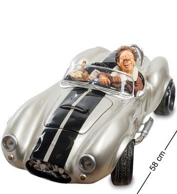 FO-85083 Автомобиль бол. "Shelby Cobra 427 SC Silver. Forchino", 72*48*33 см