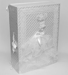 Подарочная упаковка WB-53 Коробка прямоугольная "Свадебная" (AE-30471)