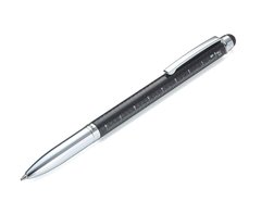 Шариковая ручка Troika с линейкой и стилусом