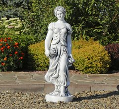 Садова скульптура Богиня Літа 84х26х28 см ССП12038 Сірий