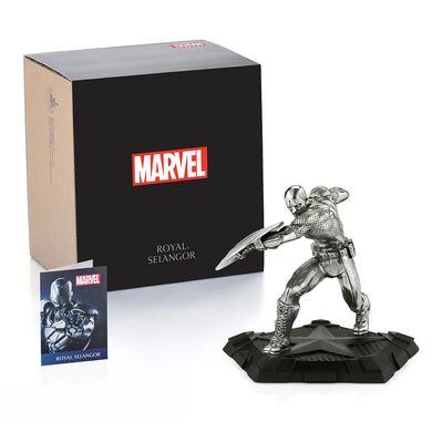 Статуетка із всесвіту Royal Selangor Marvel Капітан Америка 12 см, 11.5х13.5х12.5