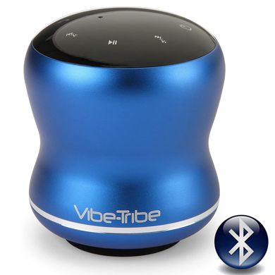 Віброколонка Vibe-Tribe "Mamba" 18 Вт, блакитна, Синій, 6,5*7,5 см