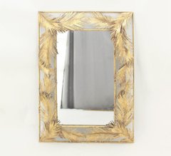 Настенное зеркало из стекла и металла в раме 81253