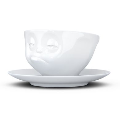 Чашка з блюдцем для кави Tassen "Тормоз" (200 мл), фарфор