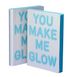 Блокнот You make me glow, серии Graphic