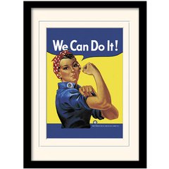 Постер в раме "Rosie the Riveter" 30 x 40 см, 30*40 см