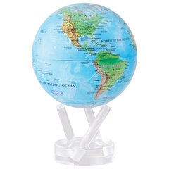 Гиро-глобус Solar Globe "Физическая карта Мира" 15,3 см (MG-6-RBE), 15,3 см