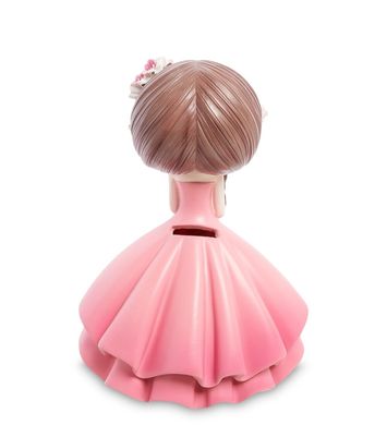 MF-04 Копилка маленькая "Девочка в розовом платье"