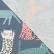 Скатерть MacroHorizon Коты Морская Волна с акриловым покрытием водоотталкивающая (MG-164619)