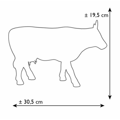 Коллекционная статуэтка корова "Moo York Celebration", Size L, 30*9*20 см