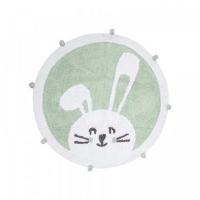 Килимок у дитячу кімнату Irya - Bunny mint ментоловий 110*110