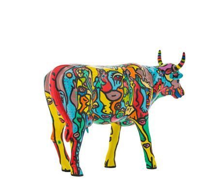 Коллекционная статуэтка корова "Moo York Celebration", Size L, 30*9*20 см