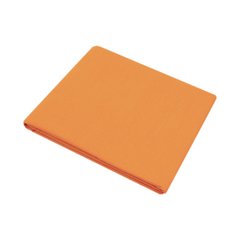 Простынь Iris Home premium ранфорс - Оранжевый 160*200+25 на резинке