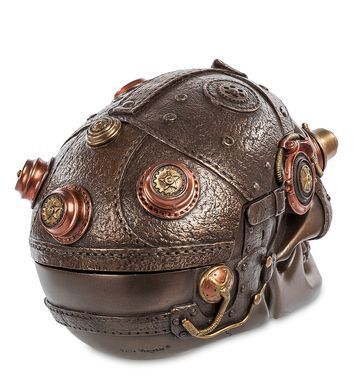 WS-385 Шкатулка в стиле стимпанк &laquo;Череп&raquo; Veronese