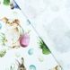 Скатерть Пасхальная MacroHorizon Кролики на Белом, 110*135 см