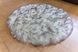 Коврик Круглый Пушистый MacroHorizon Снежный Барс диаметр 50 см (MG-RUG-2005085)