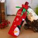 Новорічний Мішок для Пляшки Red Snowman
