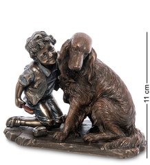 WS-989 Статуетка "Хлопчик з собакою"