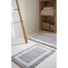 Набор ковриков Irya - Liberte gri серый 60*90+40*60