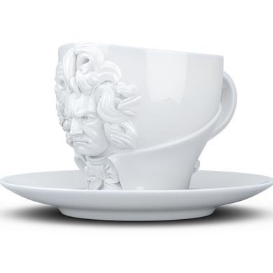 Чашка с блюдцем Tassen Людвиг ван Бетховен (260 мл), фарфор