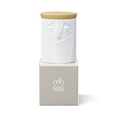 Банка для хранения Tassen Charming (1700 мл), белый, фарфор, Белый