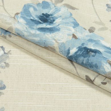 Комплект Декоративных Штор в детскую Испания DAIM Средние цветы Синий, арт. MG-164716