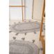 Набір килимків Irya - Hana gri сірий 60*90+40*60