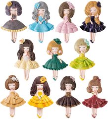 MN-148 Фігурки маленькі "Дівчата в пишних сукнях"