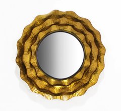 Настінне дзеркало з металу d74.5 см 21016