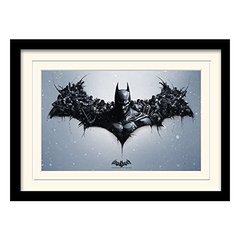 Постер в раме "Batman Arkham Origins (Logo)" 30 x 40 см, 30*40 см