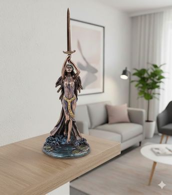 WS-1218 Статуэтка "Владычица озера - хозяйка меча Экскалибура", 11*10*33 см