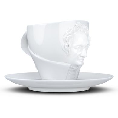 Чашка с блюдцем Tassen Иоганн Вольфганг фон Гете (260 мл), фарфор