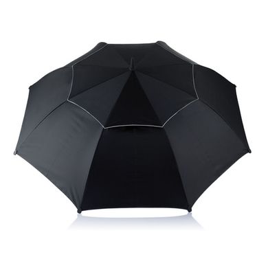 Антиштормовой зонт-трость Ураган, черный