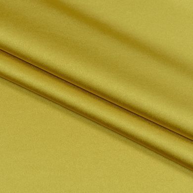 Штори Атлас декоративний Туреччина MacroHorizon Гірчично-жовтий, 170*145 см (2 шт.)
