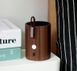 Портативний Bluetooth-динамік із вбудованим світильником Gingko Drum, дерево горіх