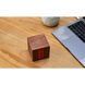 Будильник на акумуляторі Cube Gingko (Англія), дерево горіх