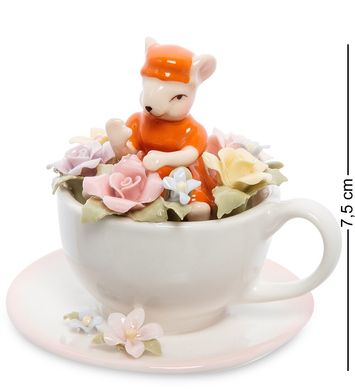 CMS-62/3 Статуетка "Мишка в квіткової чашці" (Pavone)