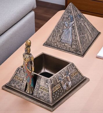 WS-1234 Скринька "Цариця Єгипту", 15,5*15*16 см