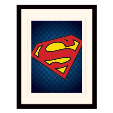 Постер в раме "DC Comics (Superman Symbol)" 30 x 40 см, 30*40 см