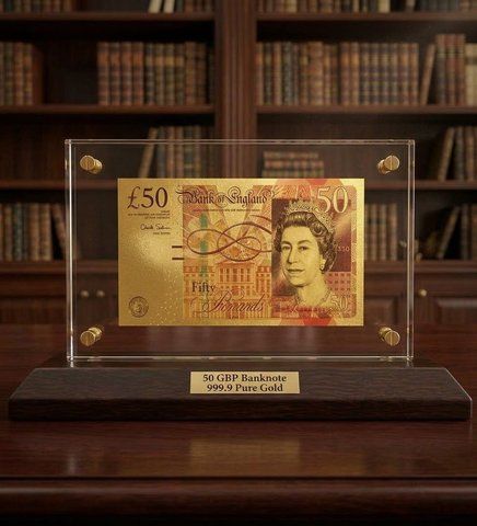HB-051 &laquo;Банкнота 50 GBP (фунт стерлінгів) Англія&raquo;