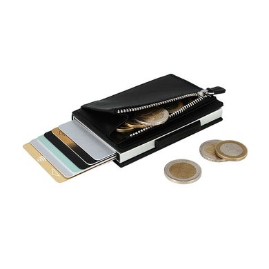 Бумажник на молнии OGON Cascade, черно-серый
